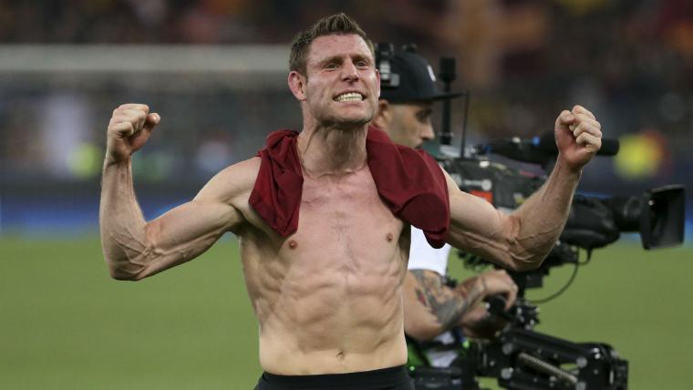 Milner pokes fun at own goal vs Roma image