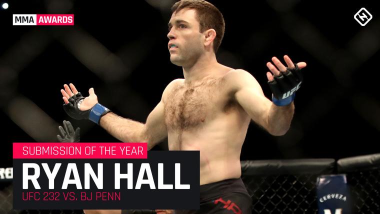 Sporting News 2018 MMA Submission of the Year: Ryan Hall's heel hook on BJ Penn image