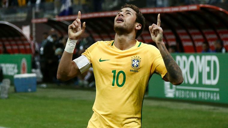 Neymar targets Romario goal record image