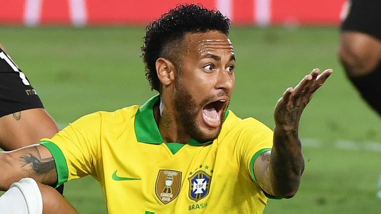 Injury worry for Neymar as Brazil star limps out of Nigeria friendly image