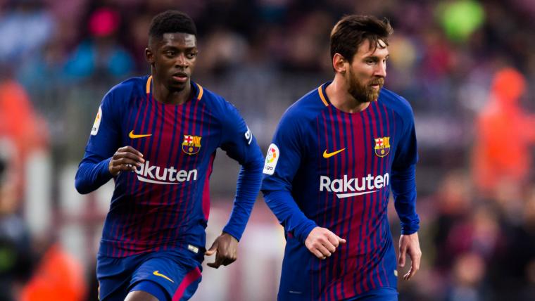 Messi backs Dembele to join elite image