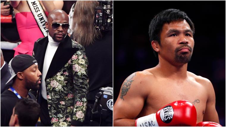 Manny Pacquiao responds to Floyd Mayweather's 'old man' comments image