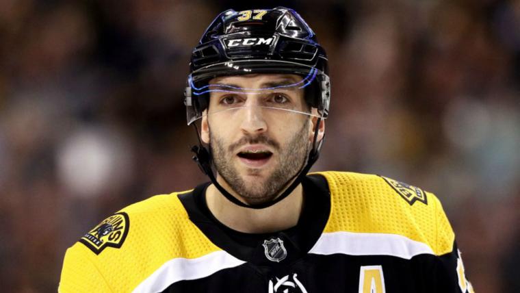 Bruins' Patrice Bergeron scores twice in return image