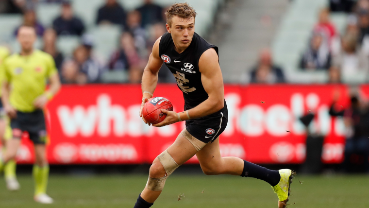 Patrick Cripps would be 'stoked' if Eddie Betts returned to the Blues image