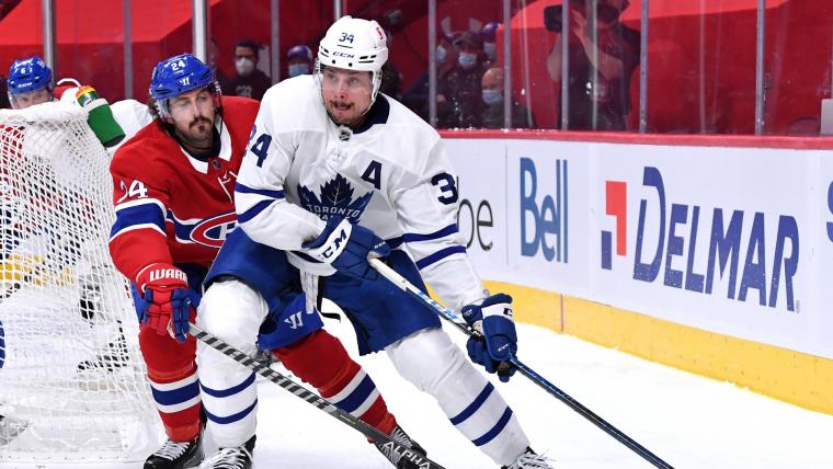 Is Auston Matthews playing tonight? Maple Leafs star's status for Monday vs. Rangers image