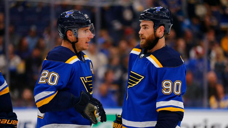 Watch: Blues veteran Ryan O'Reilly scores first career hat trick image