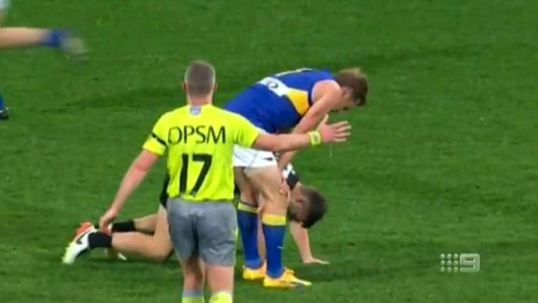 Mitchell and Eagles rubbish spitting suggestions image