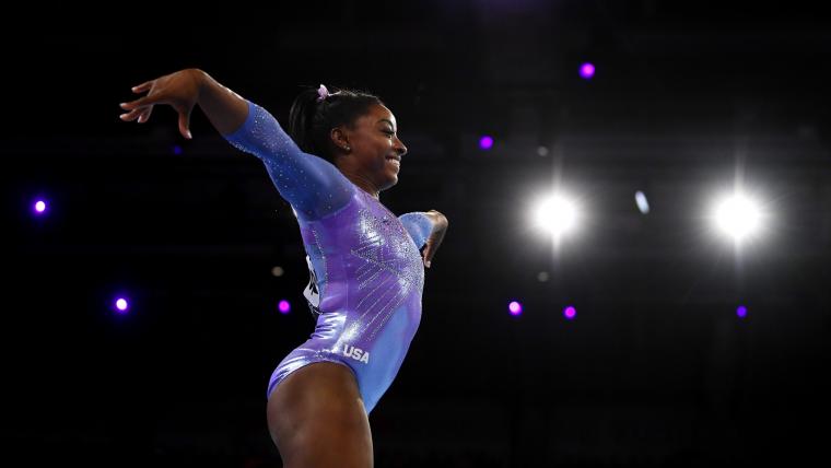 Simone Biles could be on verge of history after successfully landing vault in practice image
