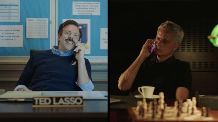 WATCH: Ted Lasso calls Jose Mourinho during Champions League final image