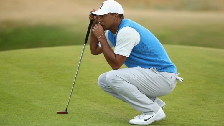 Tiger Woods score: Round 1 recap, highlights from the British Open image