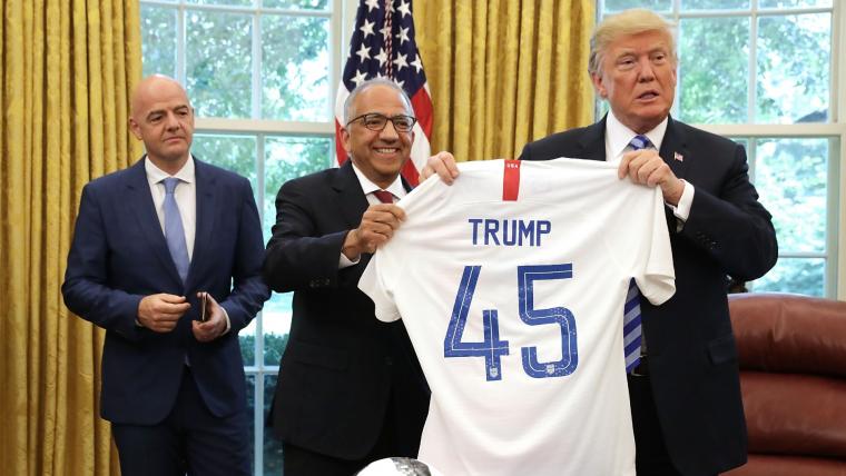 Donald Trump says he won't watch U.S. Soccer due to national anthem decision image