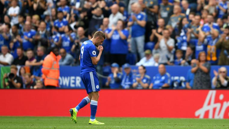 Puel defends Vardy after red card image