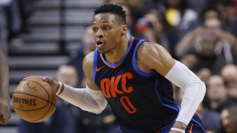 Westbrook posts fifth-straight triple double as Thunder snap Raptors' winning streak image