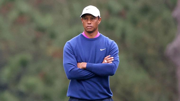 Woods not focused on Sunday emotion image