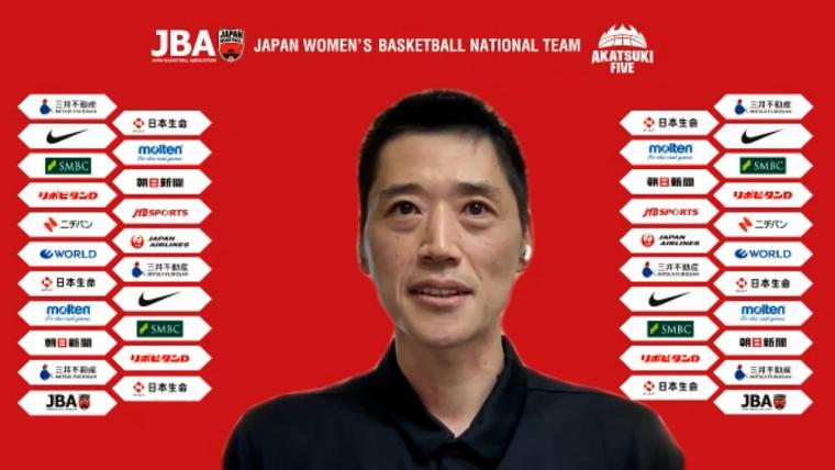 女子バスケ日本代表・恩塚亨新HCが会見「目標は五輪金メダル」「重圧はあるが私がやることは変わらない」 image