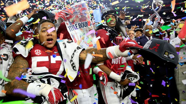 Alabama's pregame coronation is a premature, prisoner of the moment's mistake image