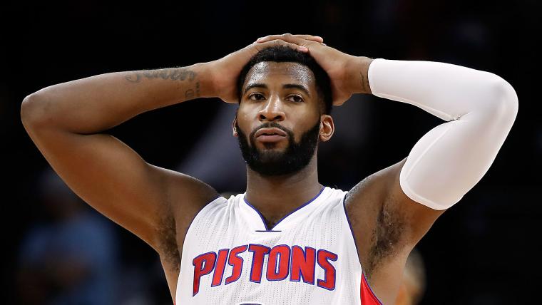 Pistons' Andre Drummond elbows Roy Hibbert in head, applauds own ejection image