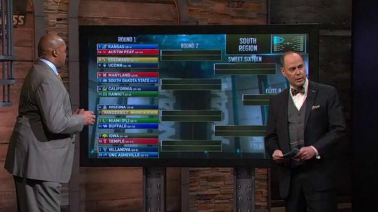 Charles Barkley really struggled with technology on CBS' Selection Sunday show image