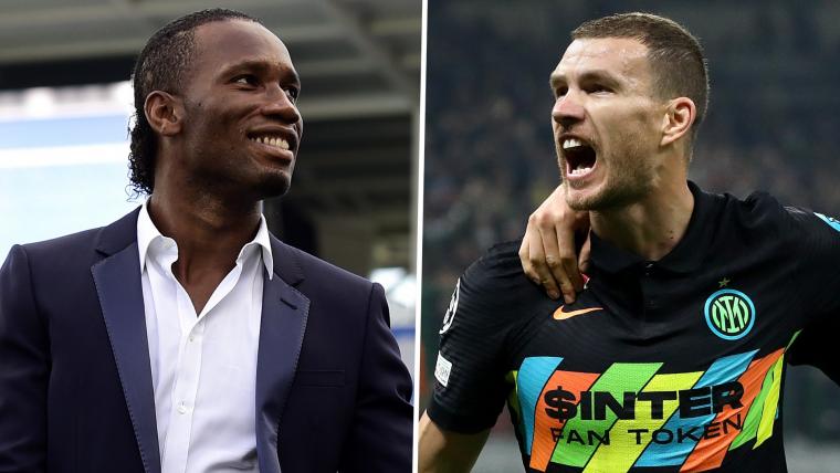 Dzeko next to Drogba in Champions League ranks image