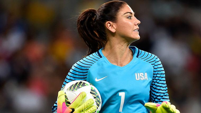 Hope Solo says Megan Rapinoe would 'almost bully' players to kneel during anthem; Solo left USWNT in 2016 image