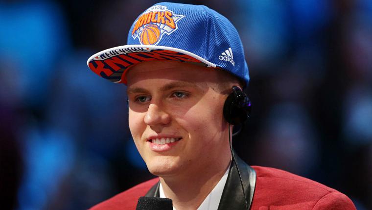 Kristaps Porzingis gets wish on draft night, becomes a Knicks building block image