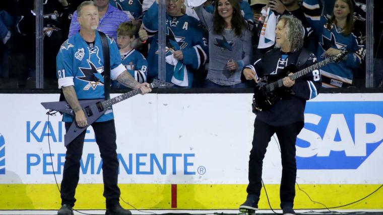 Watch Metallica rock out national anthem for Stanley Cup Final Game 4 image