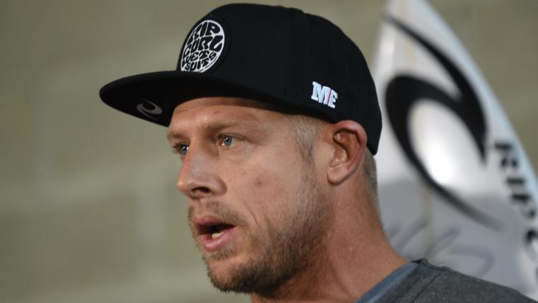 Mick Fanning back on the board days after shark attack image