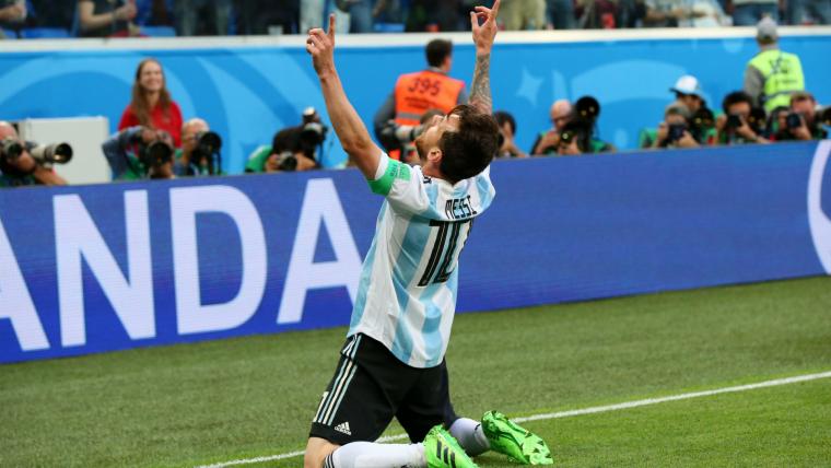 How many goals does Messi have in the Copa America? image