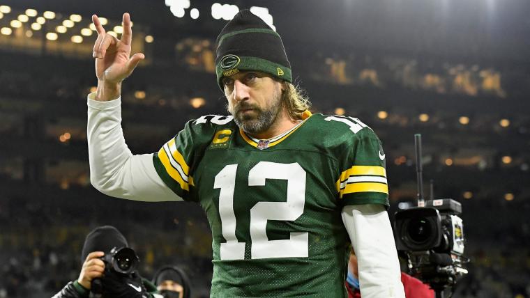 Aaron Rodgers lookalike spotted in the crowd at Lambeau Field image