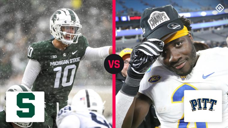 What channel is Pitt vs. Michigan State on today?  image