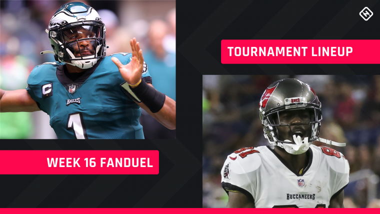 Week 16 FanDuel Tournament Lineup image