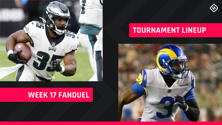 Week 17 FanDuel Tournament Lineup image