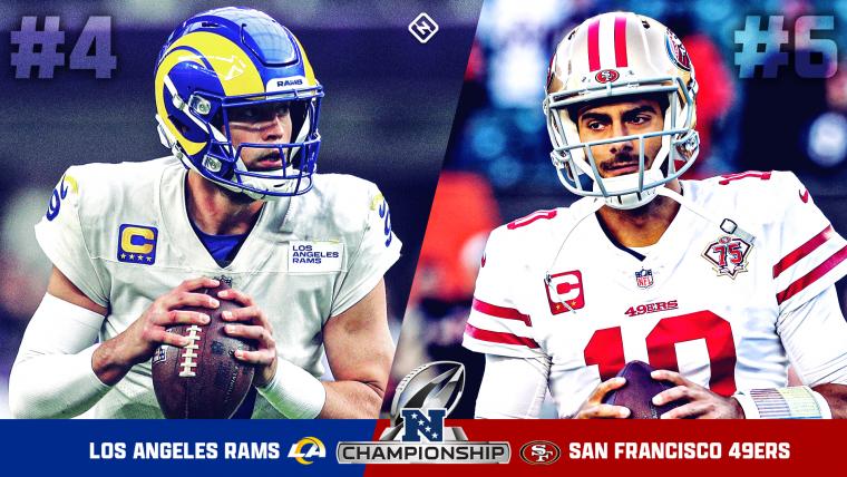 What channel is Rams vs. 49ers on today?  image