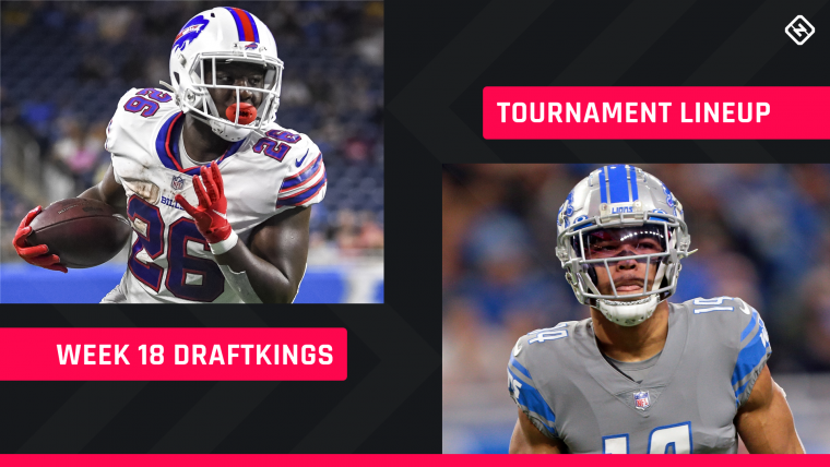 Week 18 DraftKings Tournament Lineup image