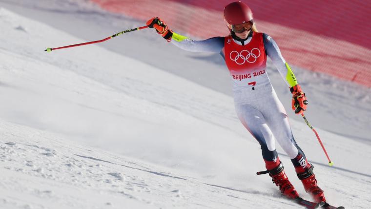 Mikaela Shiffrin's Olympics in doubt after failing to finish slalom: 'It’s a little up in the air' image