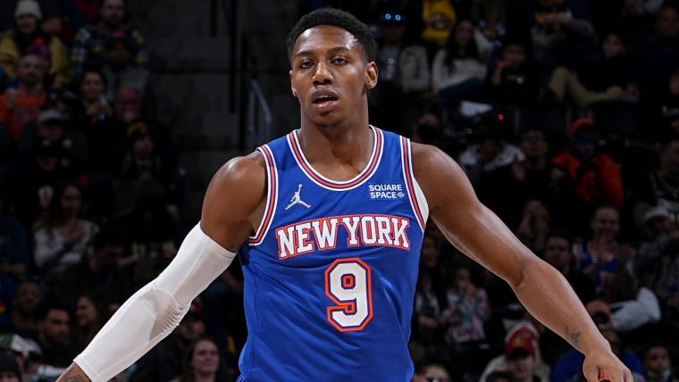 RJ Barrett injury update: Knicks guard limps off after injuring left ankle vs. Nuggets image