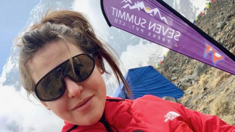 Adriana Brownlee slated to be youngest woman to summit Annapurna, the 21-year-old chats with Annabelle Bond at basecamp  image