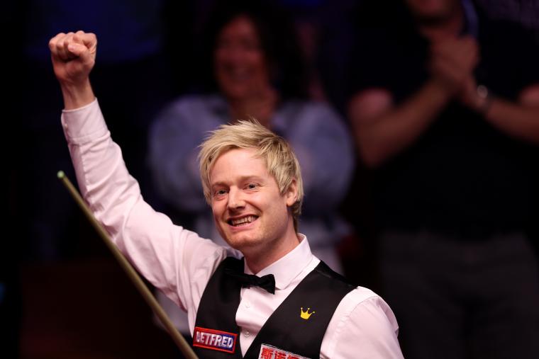 Why does Neil Robertson have to share 147 prize? image