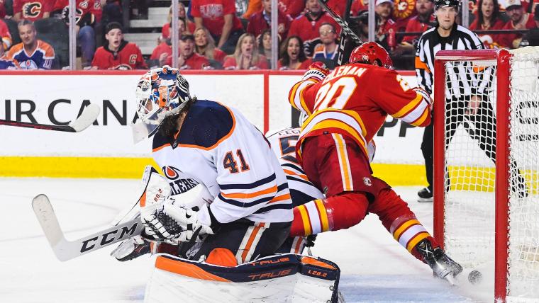 Flames goal controversy, explained: Why Blake Coleman's go-ahead goal was disallowed in Game 5 loss to Oilers image