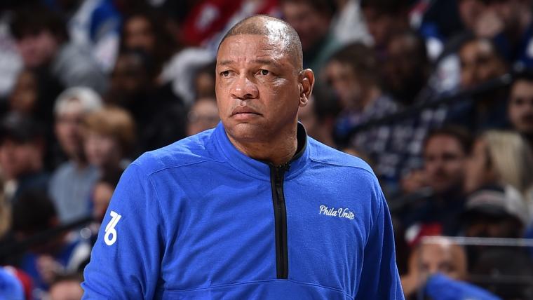 76ers sẽ sa thải HLV Doc Rivers? Thành tích buồn của HLV Doc Rivers ở các vòng Playoff image