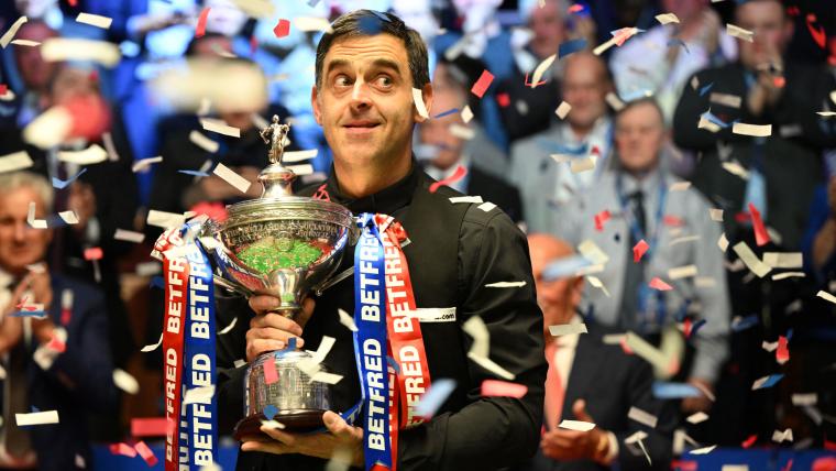 O'Sullivan clinches 7th World Snooker Championship crown with win over Trump image