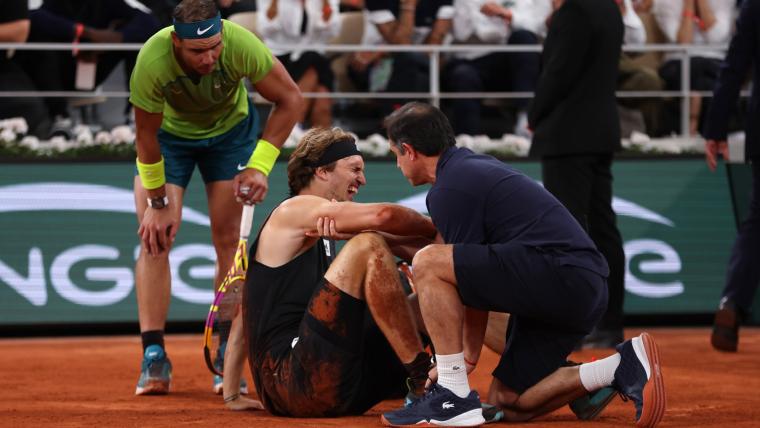 Nadal reaches French Open final after Zverev suffers bad injury image