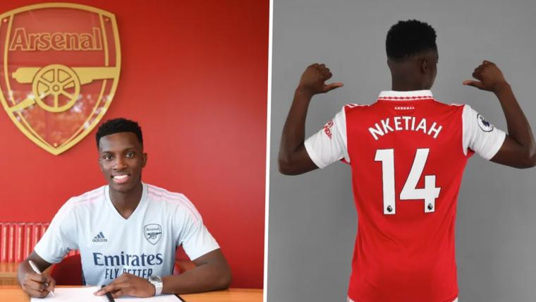 Why Nketiah will be wearing Thierry Henry's No. 14 image