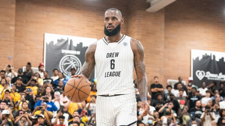 LeBron James set to play in The CrawsOver Classic: a look at his pro-am history image