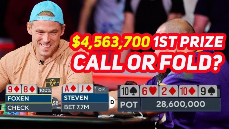 WSOP Hand of the Week: Foxen faces big bluff image