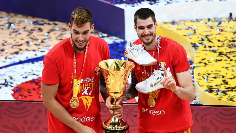 How many NBA players are on the Spanish squad for EuroBasket?  image