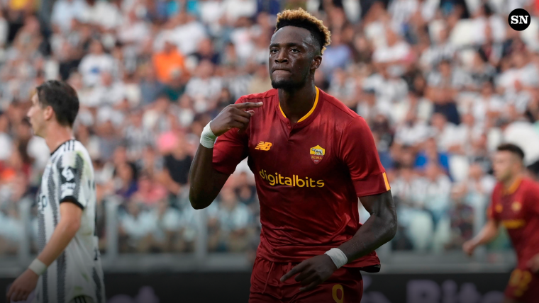 Abraham grabs equaliser for Roma after early Vlahovic stunner image