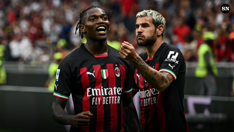 Leao sparkles as AC Milan hold on for derby win image