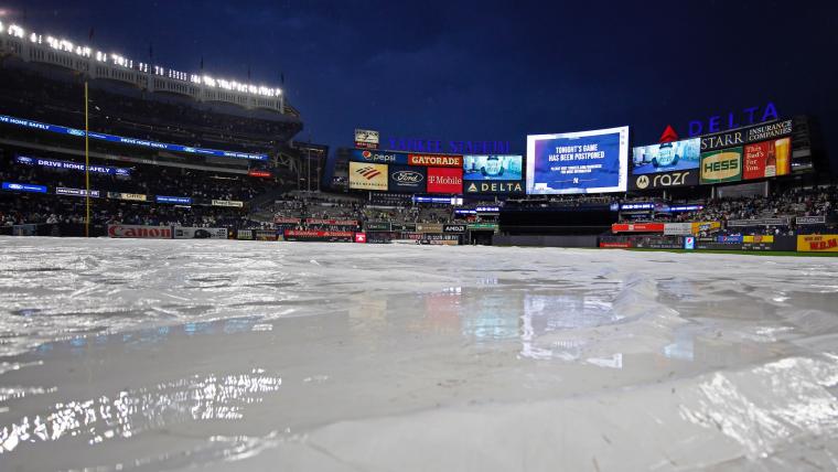 El Juego 5 de los Yankees vs. Guardians, suspendido por la lluvia en NY image