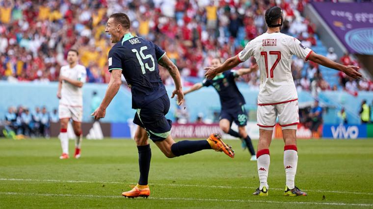 Tunisia vs Australia: Mitchell Duke gives Socceroos first World Cup win since 2010 image